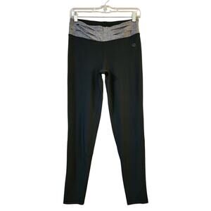 Vogo Womens Performance Leggings Size M Black Yoga Running Pull On Stretch